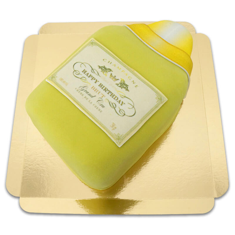 Champagne taart groen