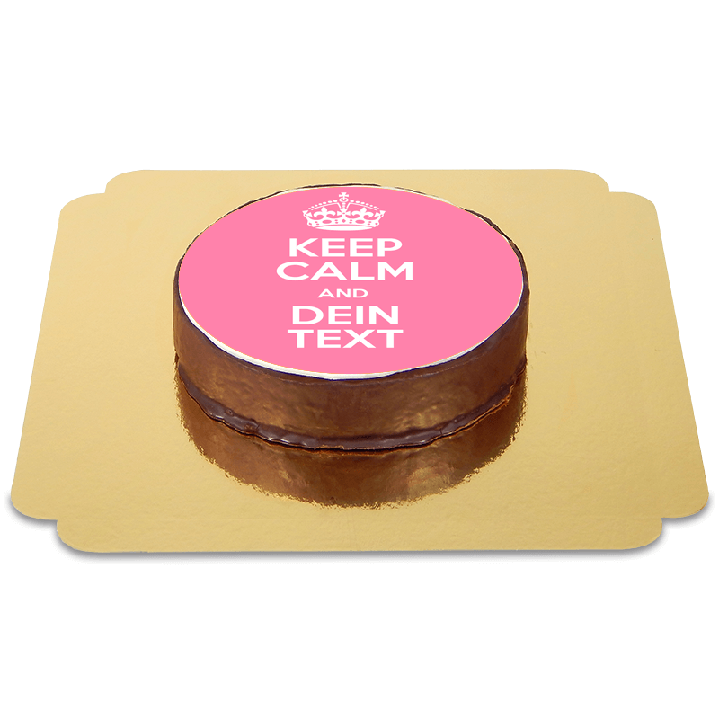 Keep Calm Sachertaart