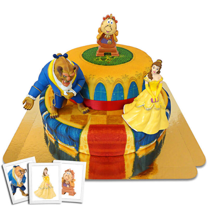 Belle en het Beest® op twee-verdiepingen paleis taart