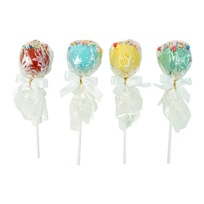 Kleurrijke Cake-Pops met hagelslag en confetti (12 Stuks)