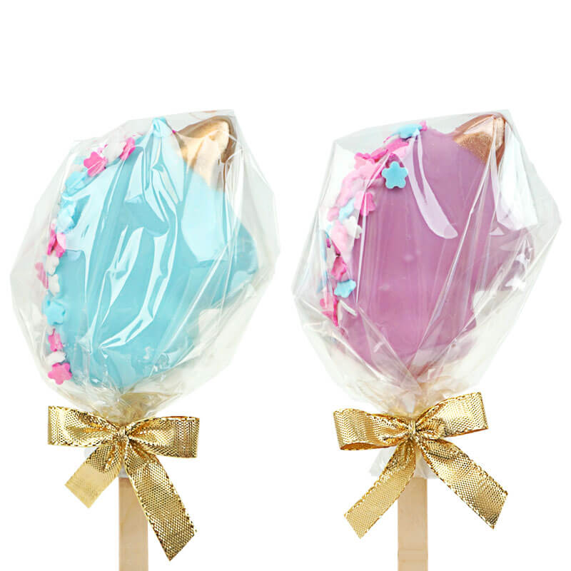 Kleurrijke eenhoorn cake-pops (10 stuks)