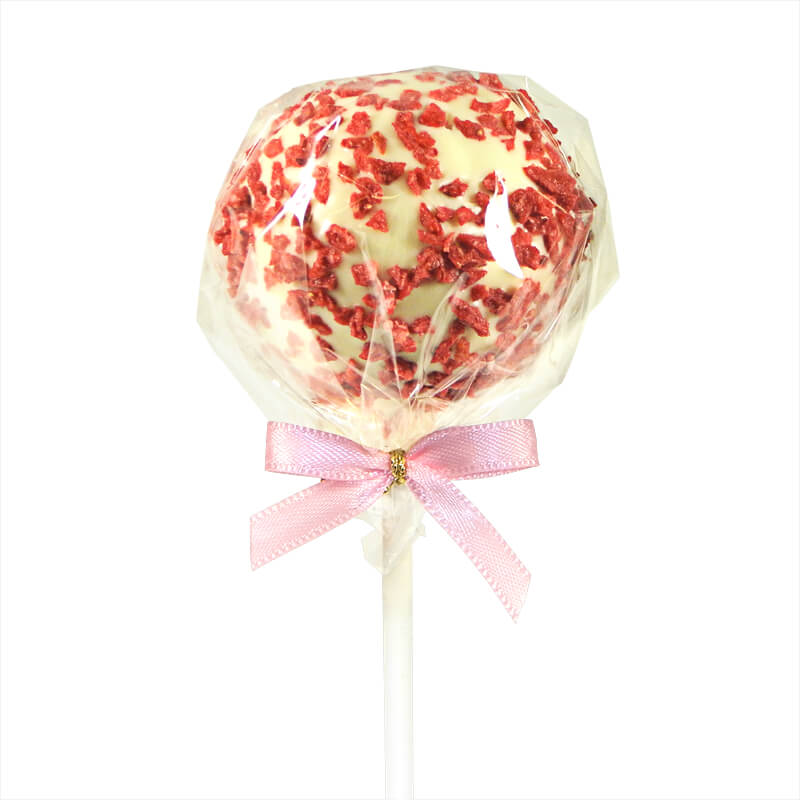 Cake-Pops met Sinaasappel- & Aardbei-Crisp (12 Stuks)