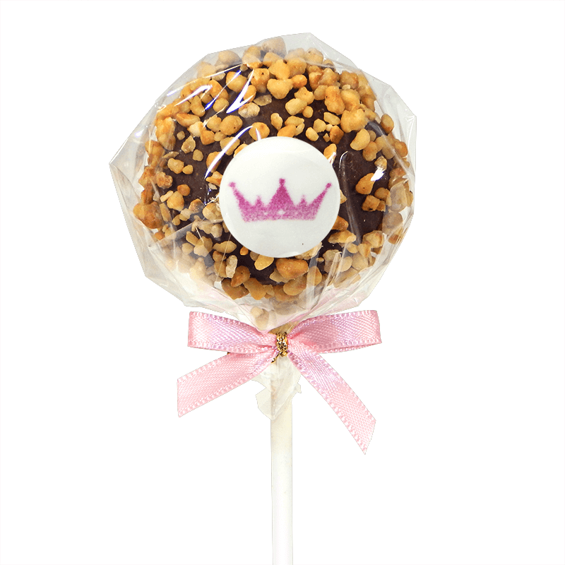 Hazelnoot & Kokos Cake pops met logo (12 stuks)