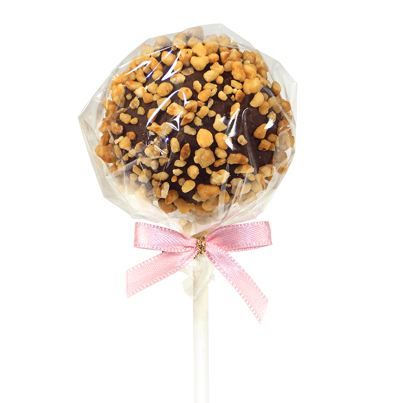  Cake pops met hazelnoot en kokos (Vanaf 12 stuks)