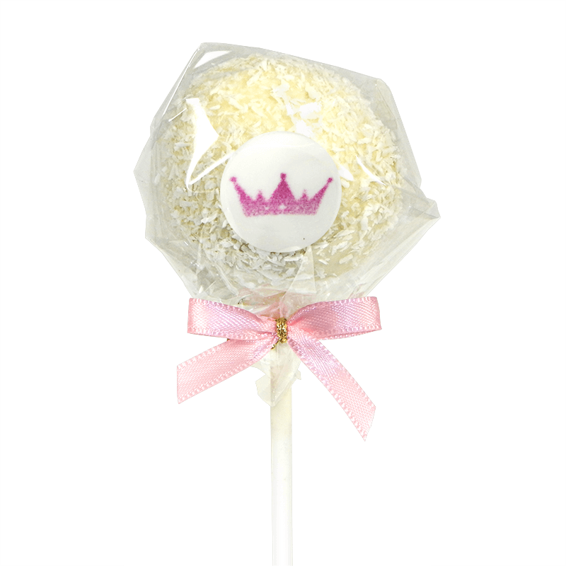 Hazelnoot & Kokos Cake pops met logo (12 stuks)