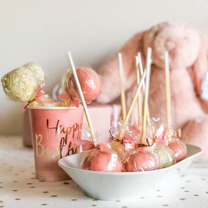 Cake Pops met kleurrijke chocolade (12 stuk)