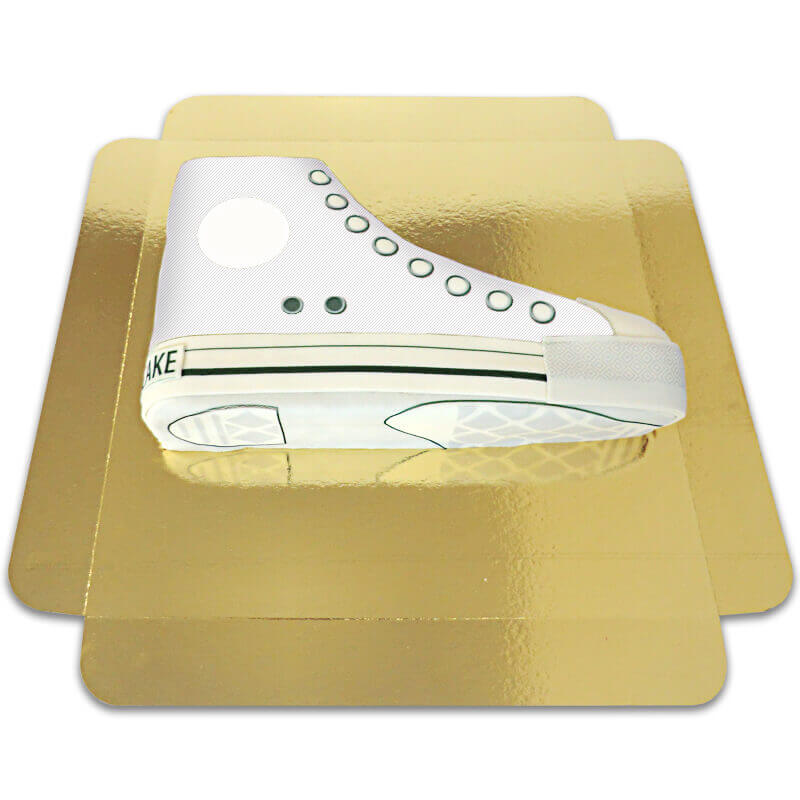 Witte sneaker taart 