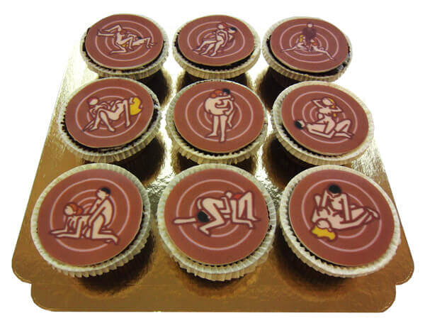 Kamasutra Cupcakes, 9 stuks