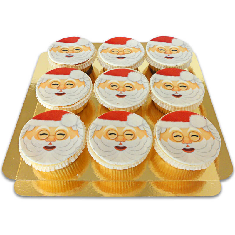 Kerstman Cupcakes