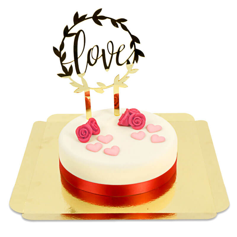 Decoratieset Valentijnsdag, roze
