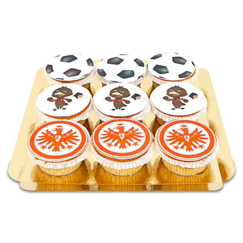 Eintracht Frankfurt Cupcakes MIX (9 stuks)