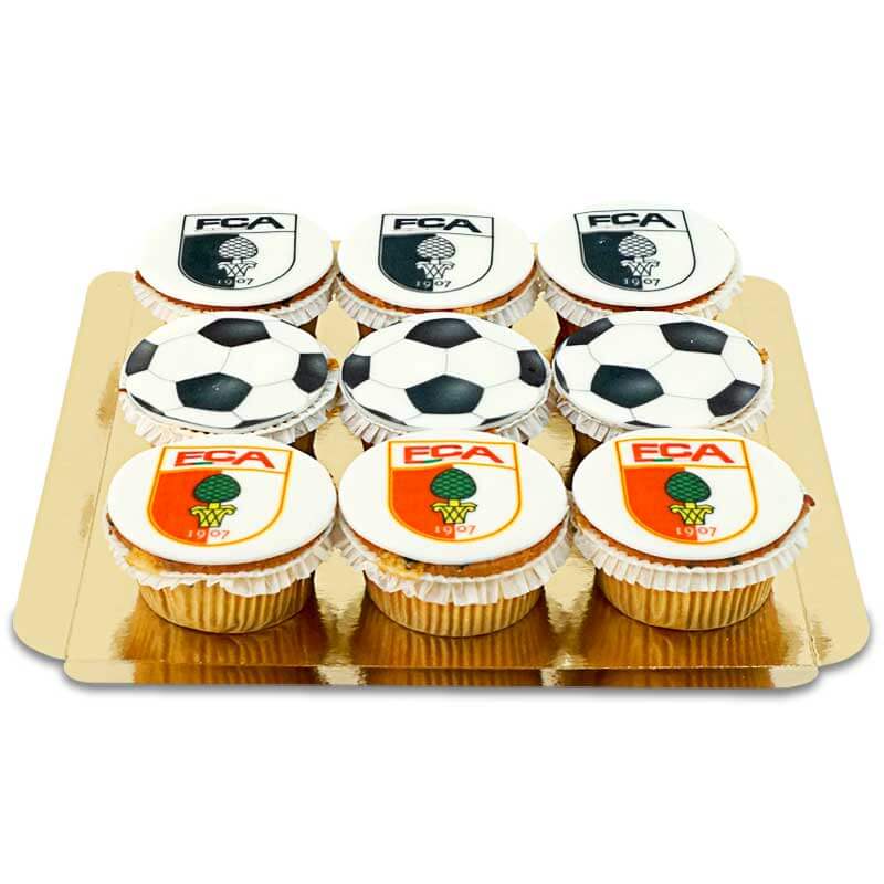 FC Augsburg Cupcakes Mix (9 stuks)