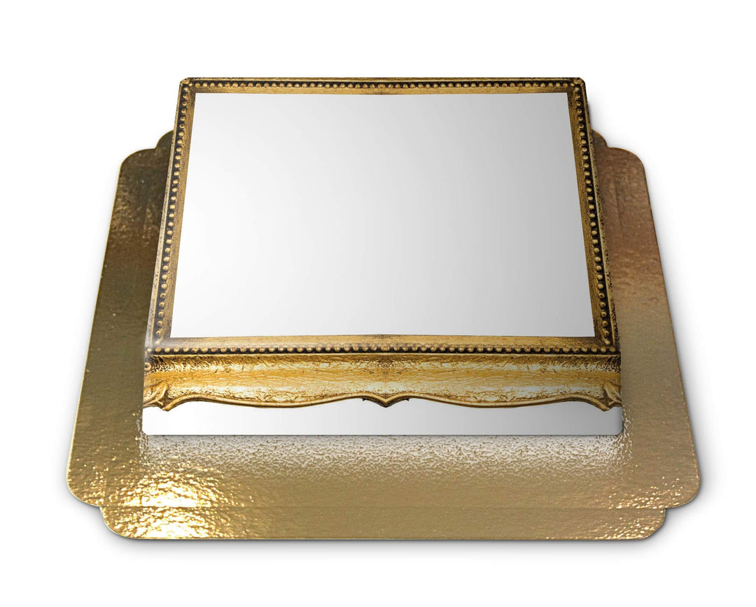 Gouden-hout-frame, Fototaart