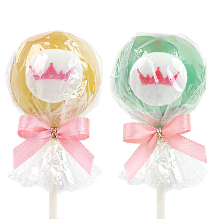 Kleurrijke cakepops met logo in 2 kleuren (2x6 stuks)