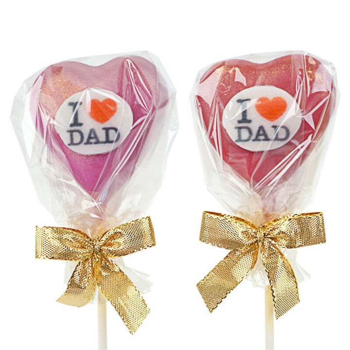 "I Love Dad" Cake Pops