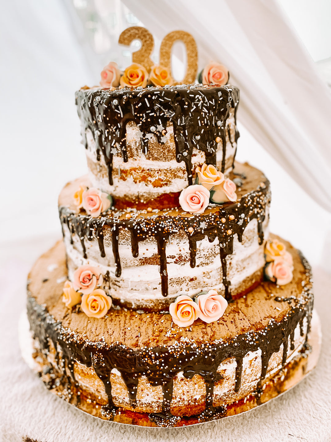 Naked Cake drie lagen