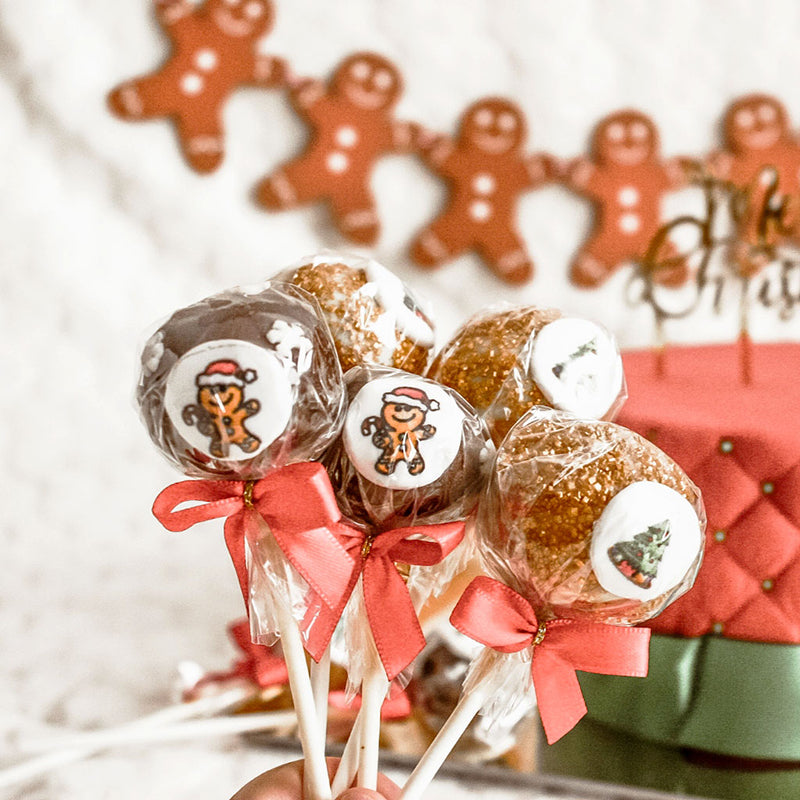 Cake pops "Kerstmis" (12 stuk)