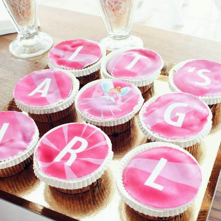 It's a girl cupcakes, 9 Stuks