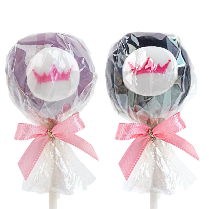 Kleurrijke cakepops met logo in 2 kleuren (2x6 stuks)