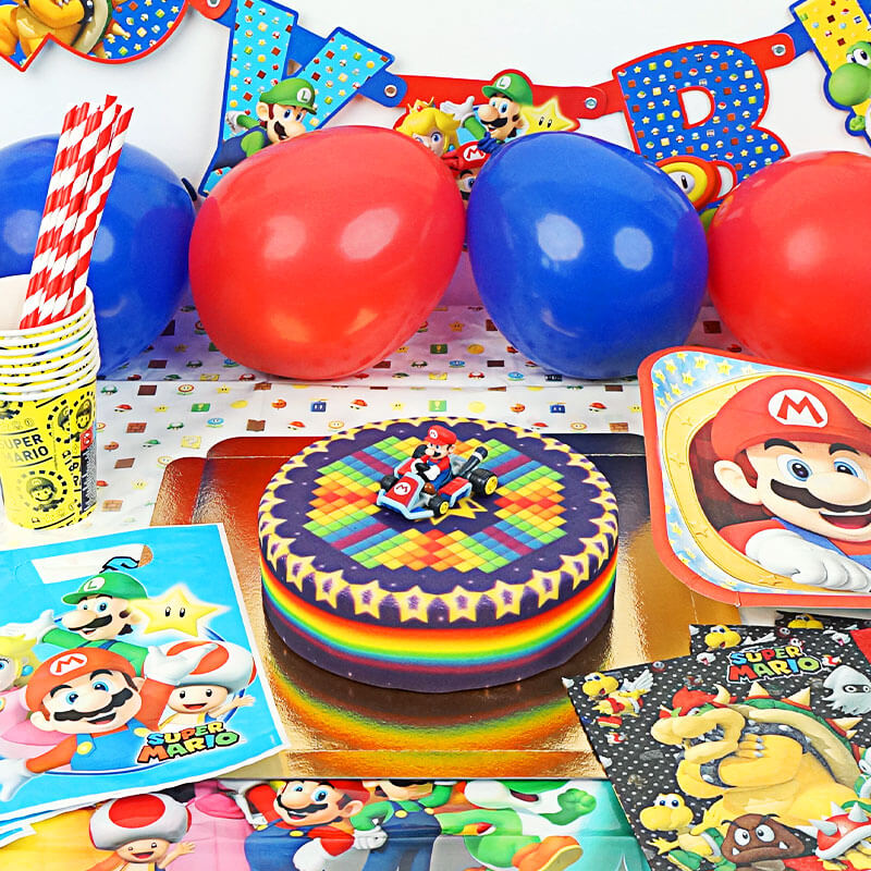 Super Mario® Partyset incl. taart