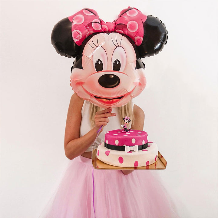  Minnie® Mouse® op gestipte 2-verdiepingentaart