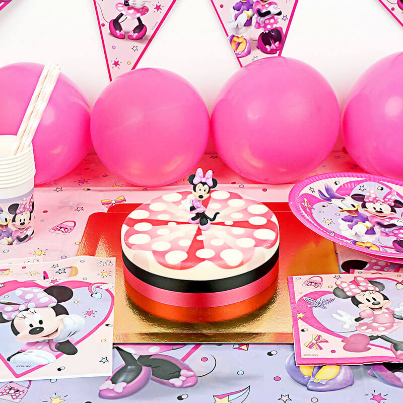 Minnie Mouse® Partyset - inclusief taart