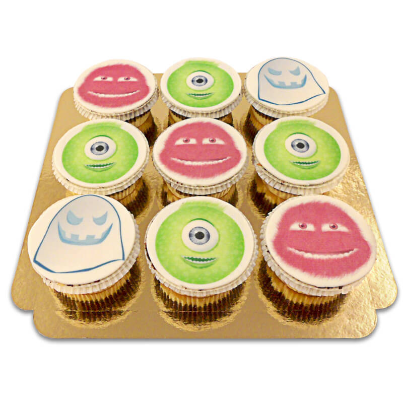 Monster cupcakes