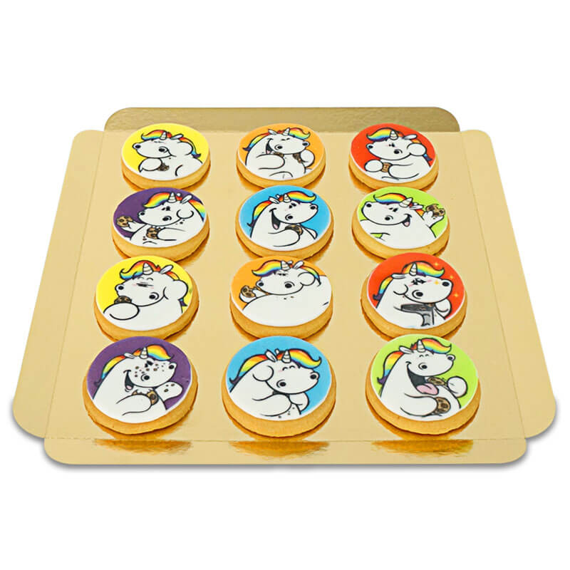 Chubby Unicorn koekjes (12 Stuks)