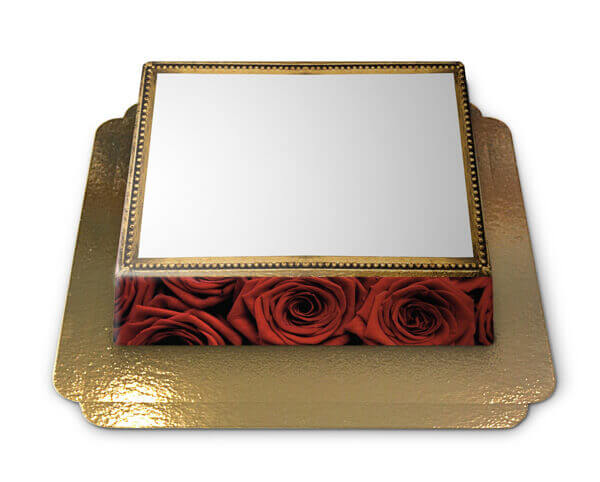 Rozen-Frame Fototaart