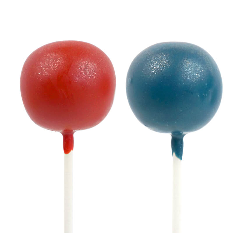 Kleurrijke cake pops in 2 kleuren (2x6 stuks)