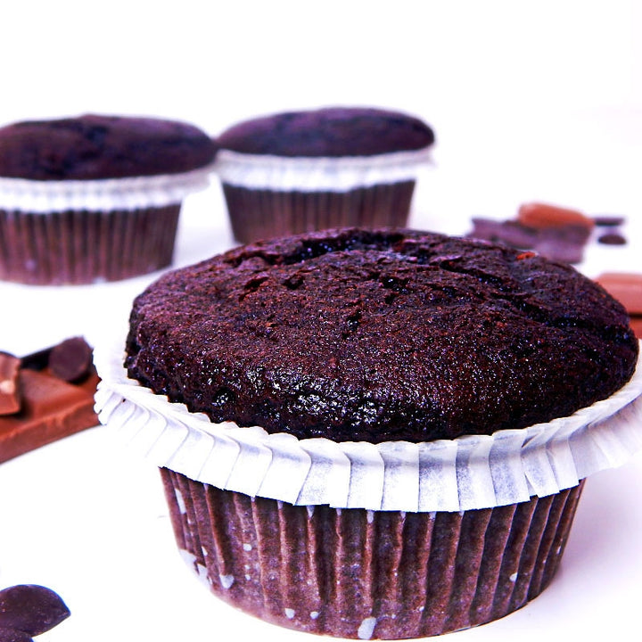 Chocolade-muffins, 9 stuks