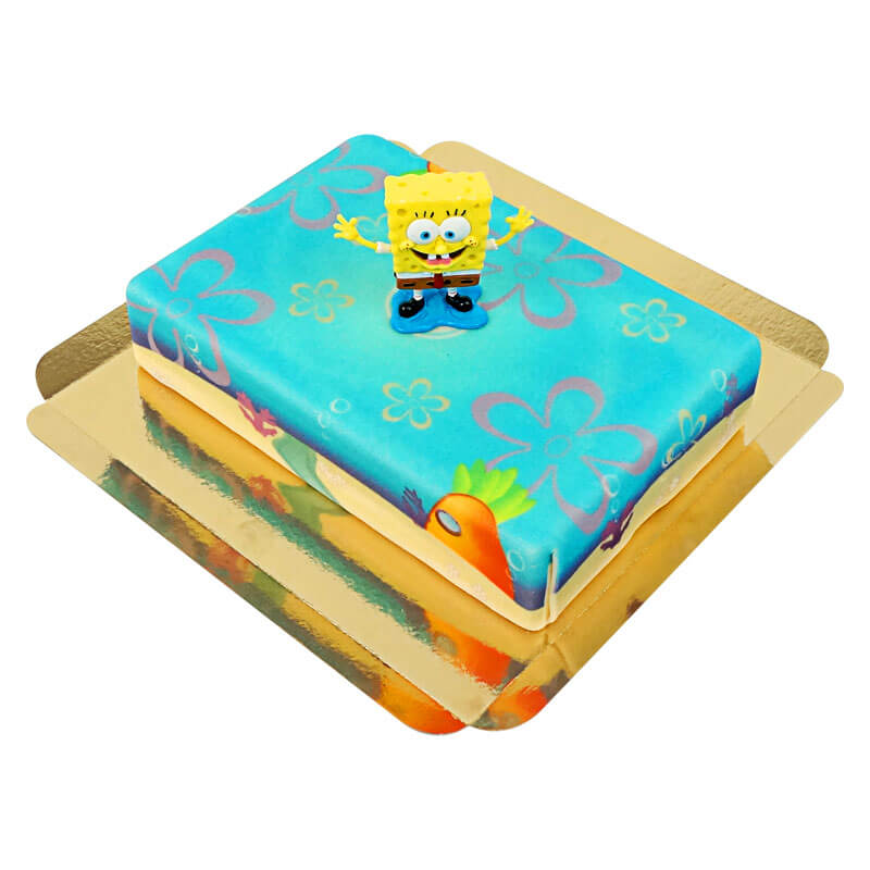 Spongebob® op zee taart 