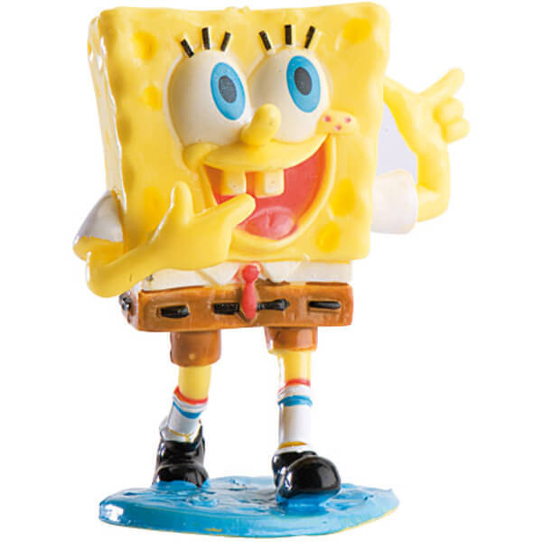 Spongebob® op twee verdiepingen zee taart met lint