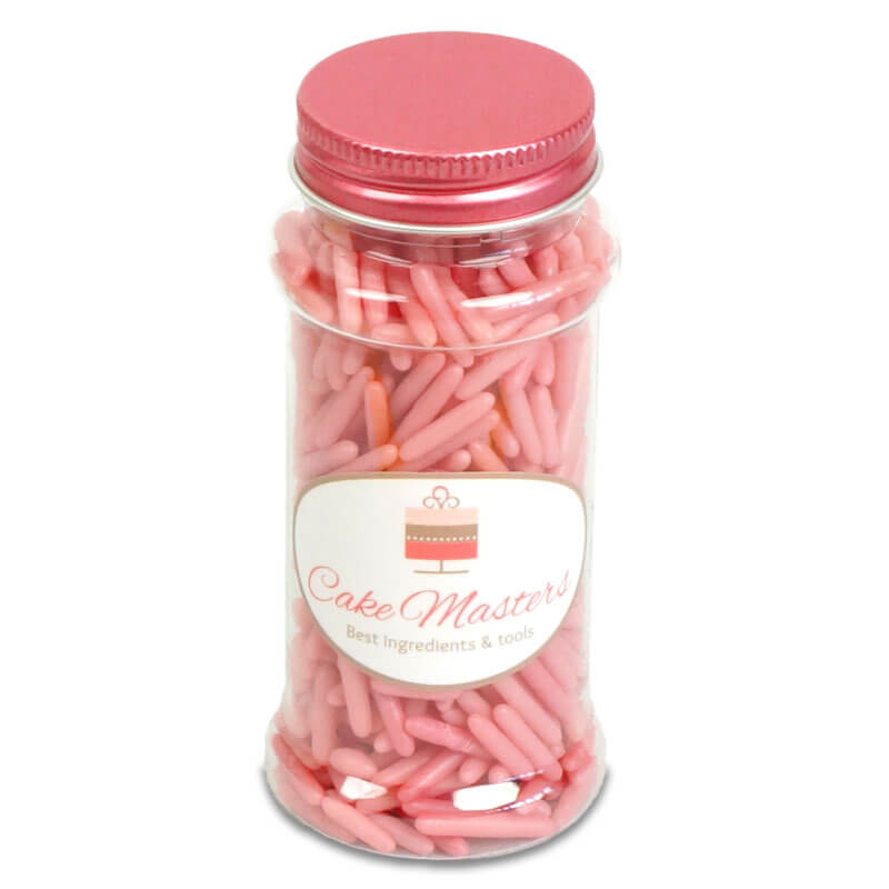 Roze suiker staafjes 80g