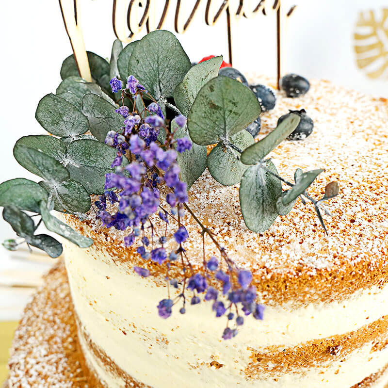 Naked Cake, Bruidstaart