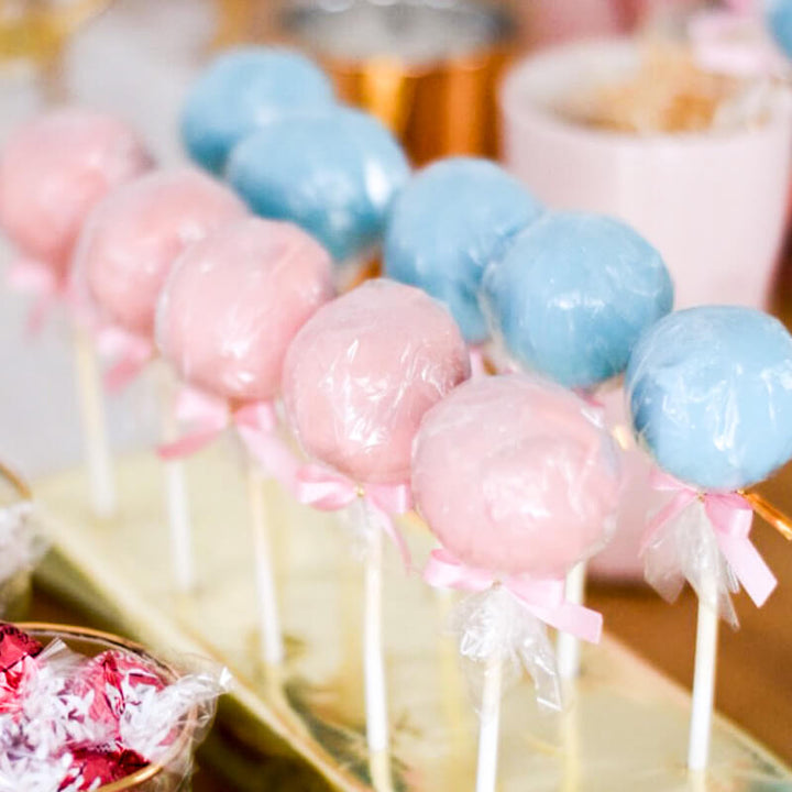 Cake Pops met kleurrijke chocolade (12 stuk)